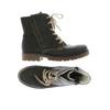 Rieker Damen Stiefelette, Gr. 41, grün, kein Etikett