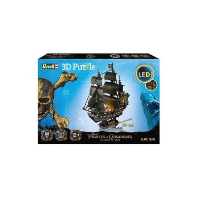 3D-Puzzle »Disney Pirates of the Caribbean Piratenschiff Black Pearl LED Edition, Revell