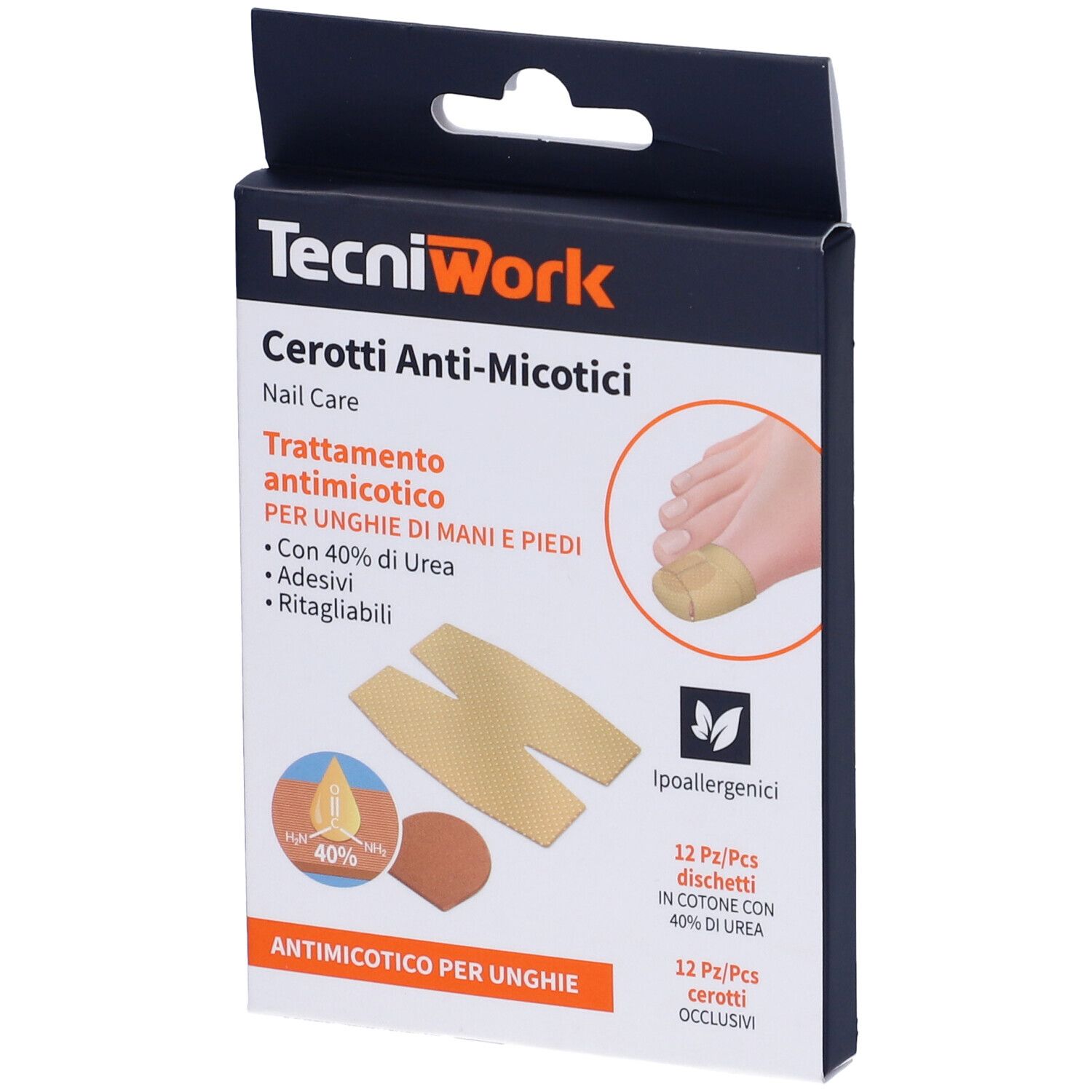 Cerotto Antimicosi Urea 12 Pezzi + Fixing 24 St