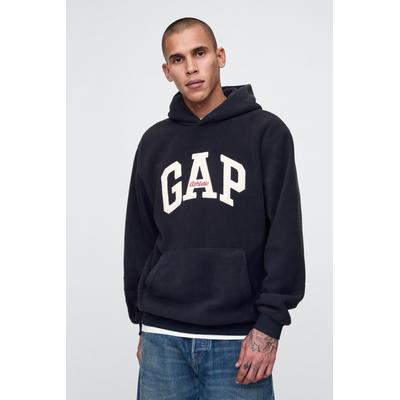 Gap Mens Navy Blue Athletic Logo Hoodie - Navy Blue