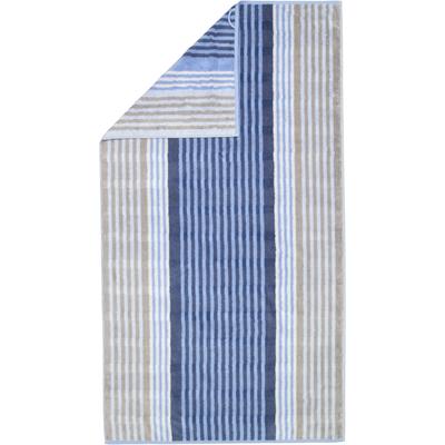 Cawö Handtücher Noblesse Harmony Streifen 1085 sky - 17 Duschtuch 80x160 cm Image