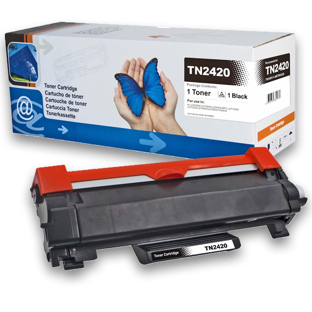 D&C TN-2420 Toner Schwarz kompatibel für Brother HL-L 2357 DW - 3.000 Seiten Image