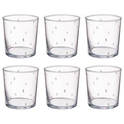 BUTLERS - TREES 6x Trinkglas 380ml Gläser 6 ct