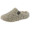 Pantoffel VERBENAS, Damen, Gr. 35, grün (olivgrün), Textil, klassisch, Schuhe Pantoffeln Plüsch Hausschuh Hausschuh, Hausschuh, Homeslipper, Clog in kuscheliger Optik