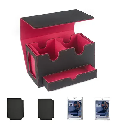 Commander Trading Card Deck Aufbewahrungsbox, MTG Magic the Gathering, dreifach ummantelte TCG Game Image