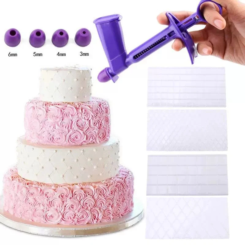 1 Satz DIY Kunststoff Perlen applikator Fondant Kuchen Dekorations werkzeug Perlen kugel Applikator Sugar craft Kuchen Werkzeuge für die Kuchen dekoration Image