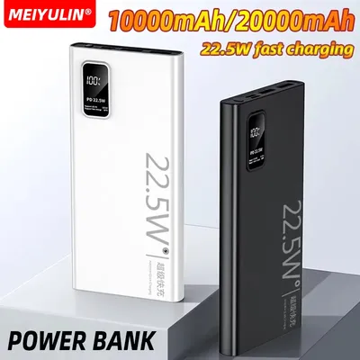 20000 mAh Tragbare Power Bank 22,5 W USB C Schnelle Aufladung Externe Ersatz Batterie 10000 mAh Powerbank für iPhone 16 15 Samsung Xiaomi