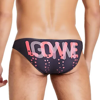 Seobean sexy Herren Unterwäsche Bikini Slips niedrige männliche Unterhose bedruckte Muster Image