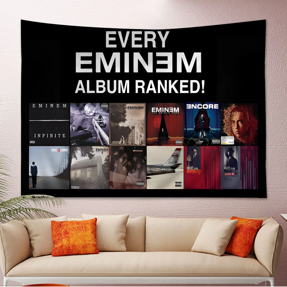 Rapper eminem DIY Wandteppich hängen Tarot Hippie Wandteppiche Wohnheim Wohnkultur Image