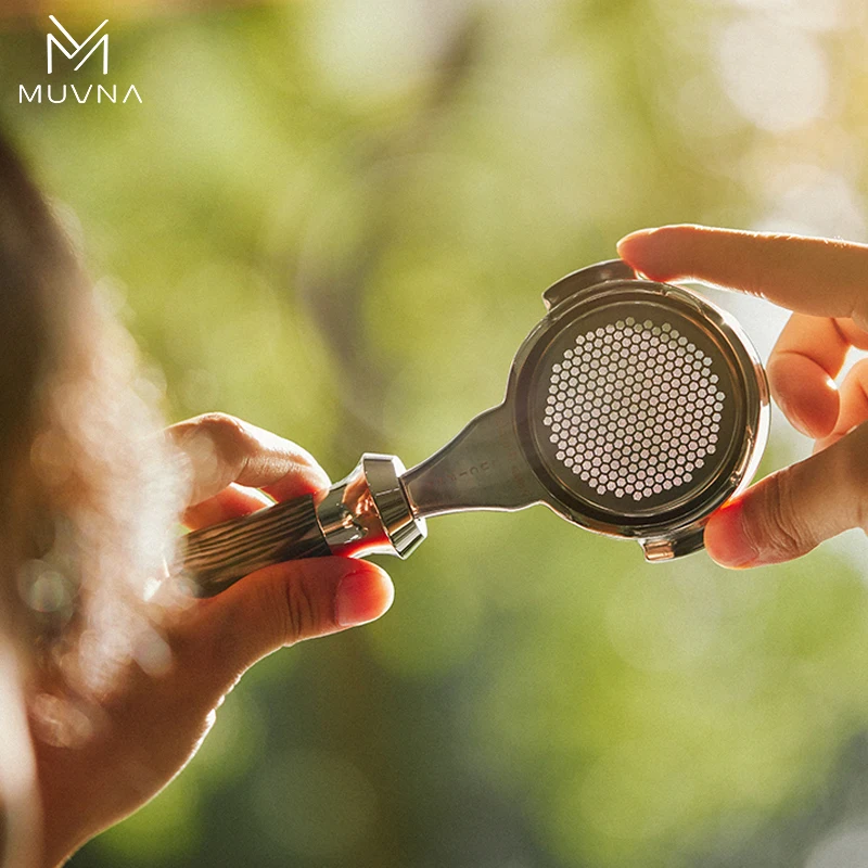 NUVNA 58-mm-Siebträgerkorb Wing-Shadow-Kaffeefilter – passend für 18-Gramm-Kaffee für 58-mm-Espressomaschinen – Edelstahl 304