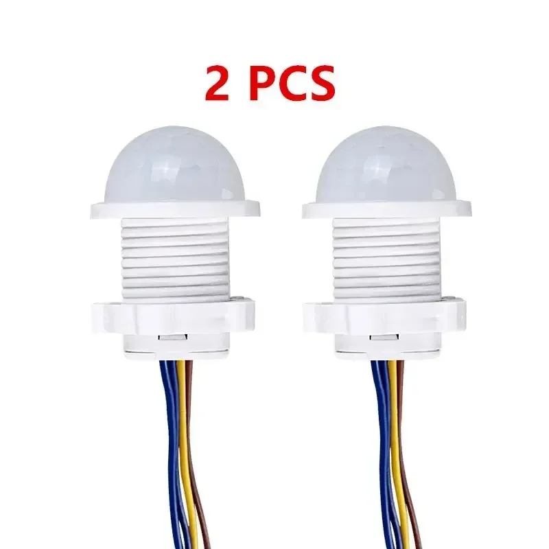 2PCS Smart PIR Sensor Detektor Schalter 110V 220V Menschlichen Körper Infrarot Motion Sensor Indction Auto On Off licht Schalter Image