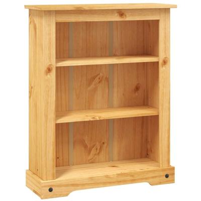 Bücherschrank 3 Fächer Mexiko-Stil Kiefernholz 80x29x100 cm vidaXL