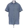 camel active Herren Hemd, Gr. 54, blau, Baumwolle