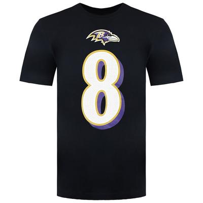 Nike NFL Baltimore Ravens 8 Lamar Jackson Herren-T-Shirt