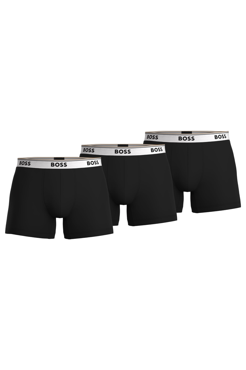Boss 3 Pack Mens Boxer Brief - Multicolour Cotton - Size Medium | Boss Sale | Discount Designer Brands