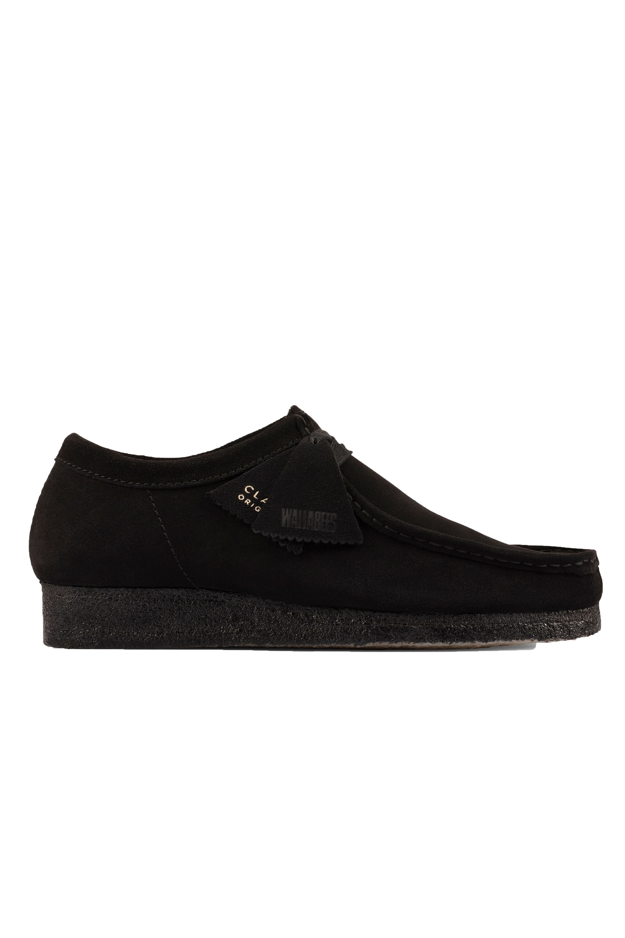 Clarks Originals Wallabee Schuh Schwarz Wildleder Image