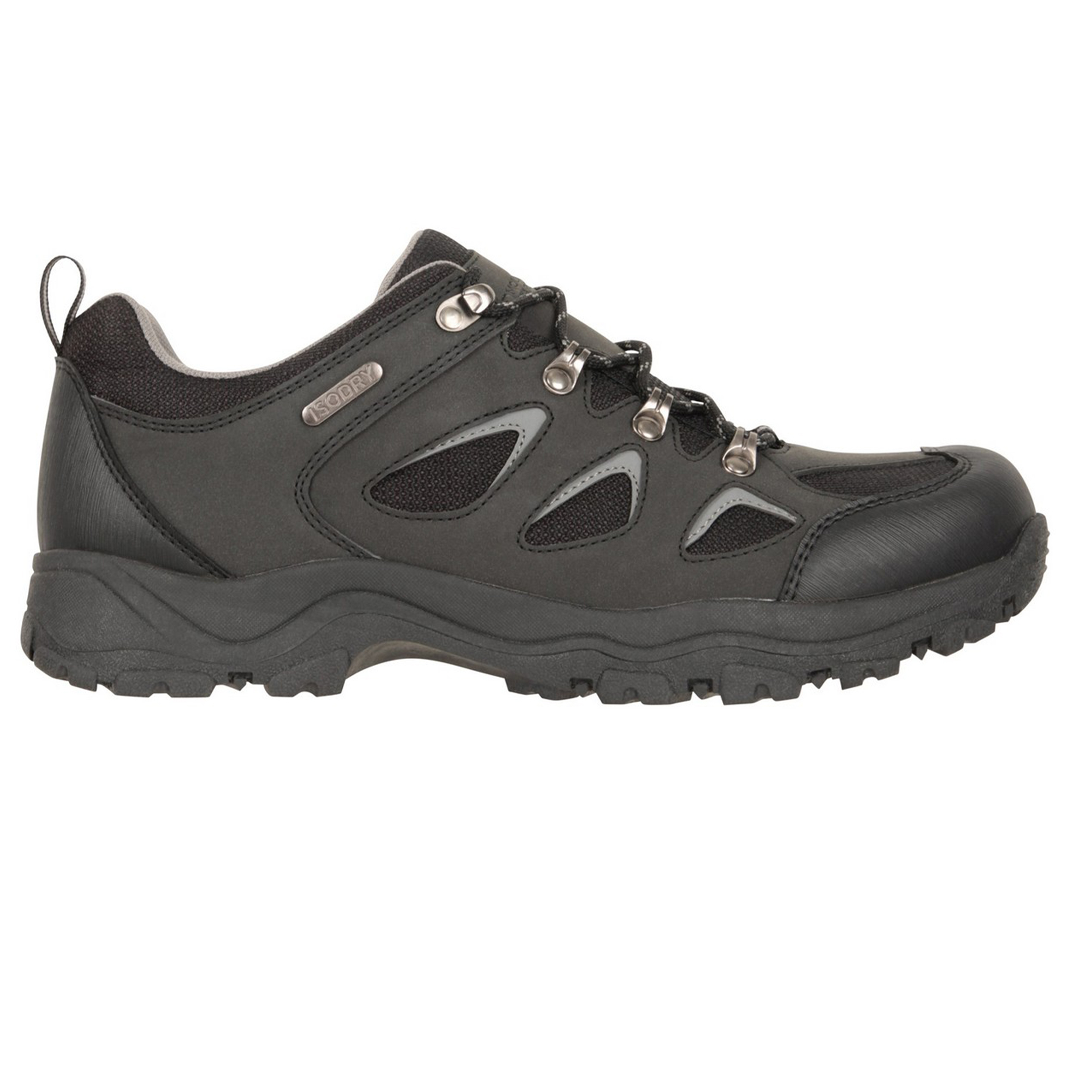 Mountain Warehouse - Herren Wanderschuhe "Adventure", Wasserfest (Schwarz)