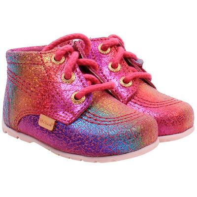 Kickers Hi B Ankle Kinder Rosa Stiefel Image