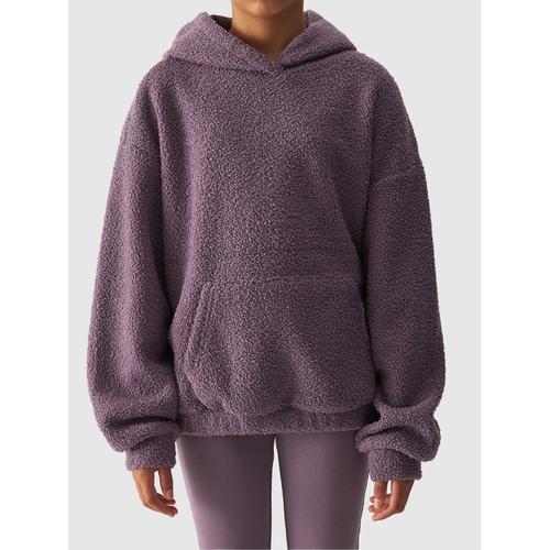 Kapuzenpullover 4F Gr. 140, lila (violet) Kinder Pullover