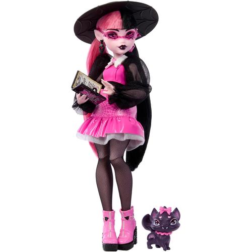 Anziehpuppe MONSTERHIGH™ ""Draculaura mit Haustier Count Fabulous"" Puppen bunt Kinder