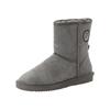 Schlupfboots O'NEILL "BESIANA WOMEN HIGH", Damen, Gr. 37, grau (monument), Synthetik, sportlich, Schuhe, Winterboots, Snowboots, Winterschuhe