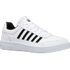 Sneaker K-SWISS "Court Chasseur", Gr. 42, schwarz-weiß (weiß, schwarz), Textil, Synthetik, sportlich, Schuhe