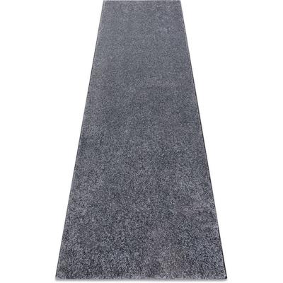 Rugsx - Läufer santa fe grau 97 eben, glatt, einfarbig grey 80x350 cm Image