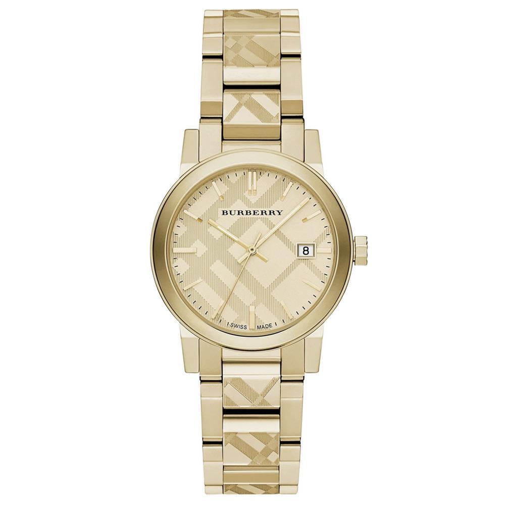 Burberry BU9145 The City Goldfarbene Damenuhr Image