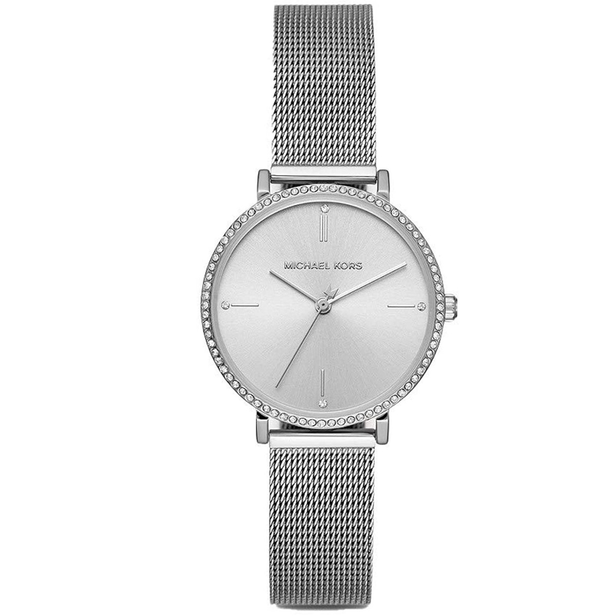 Damenuhr der Marke Michael Kors in der Farbe silber. Marke: Michael KorsModellname: MK7123 (32mm)Kategorie: DamenarmbanduhrMaterialien: