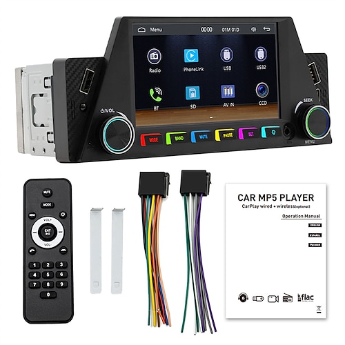 4,7-Zoll-Carplay-Bildschirm Auto MP5-Musik-Player HD Rückfahrkamera Auto-Navigation