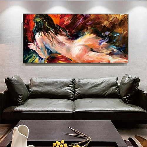 Akt-Ölgemälde, handgefertigtes Frauenporträt, Leinwandgemälde, handgefertigtes Ölgemälde mit afrikanischen Frauen, handgefertigte Wandkunst, moderne Deko-Ideen, Gemälde für Ihr Zuhause und Büro,