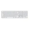 Apple Magic, Avec fil &sans fil, USB + Bluetooth, AZERTY, Blanc MXK73F/A