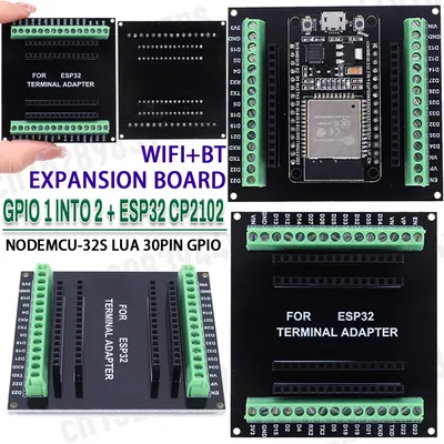 1PCS ESP32 Breakout Board Development Board GPIO WIFI and Bluetooth 1 into 2 30Pin CP2102