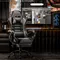 Ergonomic Gaming Chair with Footrest, Racing Style Video Game Chair for Adults, Reclining Gamer