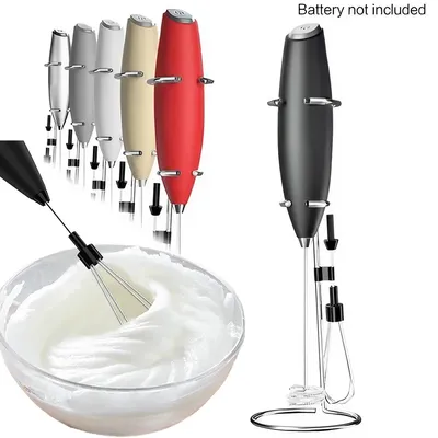 JJYY Electric Milk Whisk, Mini Handheld Milk Whisk, Kitchen Tool for Coffee, Cappuccino, Latte,