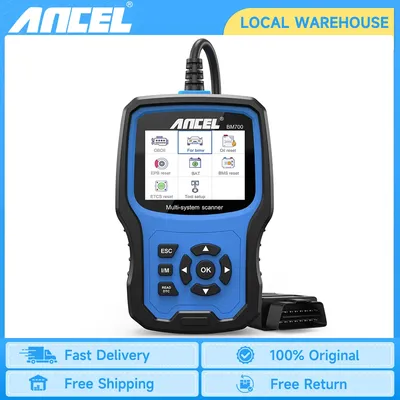 ANCEL BM700 OBD2 Automotive Scanner for BMW/MINI SAS Airbag TPMS EPB Oil Reset Injector Coding Car