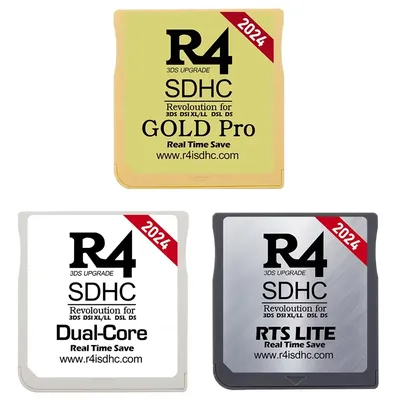 2024 R4 SDHC Adapter Pro Card Memory Card R4I SDHC Video Game Burning Card Flashcard 3DS DSI XL/LL