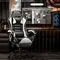 Ergonomic Gaming Chair with Footrest, Racing Style Video Game Chair for Adults, Reclining Gamer