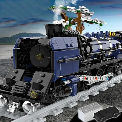 IN STOCK creative expert STEAM Oriental Train moc rcing remote control Eurotrain Building Block