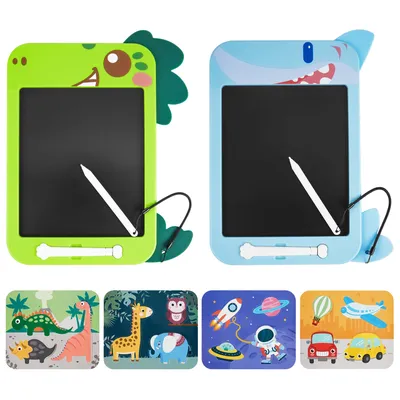 LCD Writing Tablet 2 Pack Electronic Writing Drawing Board Pad Erasable Kids Doodle Board