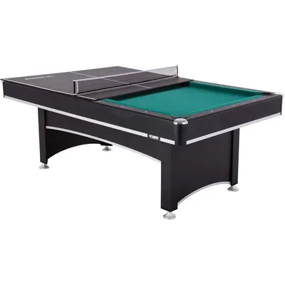 Sports Phoenix 7’ Billiard Table with Table Tennis Conversion Top for a Game of Pool or an