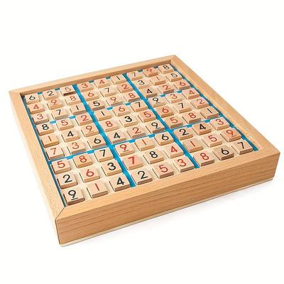 Wooden Sudoku Puzzle Game For Children's Logical Thinking Puzzle Table Games With Questions Halloween Christmas Gift