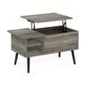 Chêne Français Gris Chêne Français Gris Chêne Français Gris Jensen Table Basse Relevable Avec Pieds En Bois, Engineered Wood, Chêne Français Gris, 48,01 (D)