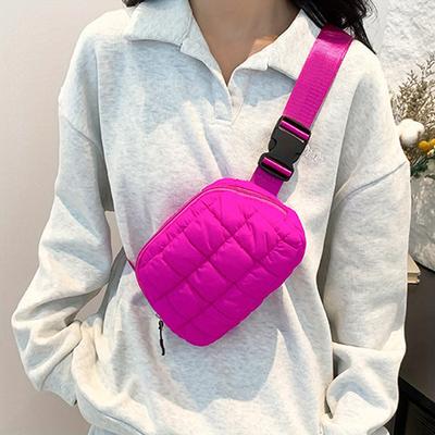 TEMU Quilted Crossbody Bag For Women - , Zip ,