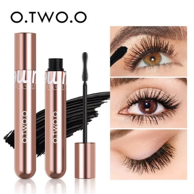 O.TWO.O 4d Seide Faser Mascara Super Volumen Curling Wasserdicht Verlängerung Wimpern Verlängerung Augen Make-Up Mascara Image