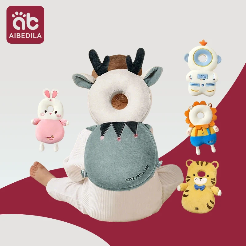AIBEDILA Protezione per la testa del bambino Cuscino di sicurezza Cuscino per la schiena Prevenire l'elfo ferito Lion1-3T Cuscini di sicurezza per bambini Copricapo protettivo