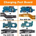 Scheda porta di ricarica per Samsung Galaxy A15 A25 A35 A55 5G A05 A05S Scheda madre a ricarica rapida Collegare il cavo flessibile dock USB di ricarica