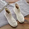 Neue frauen Atmungsaktive Mesh Stiefel Sommer Schuhe Spitze Gehen Flach Neue Feste, Nicht Slip Casual Schuhe 35-40 vulkanisieren Schuhe