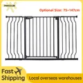 75 ~ 147 cm Dimensioni opzionali Porta di sicurezza per bambini Barriera di sicurezza per bambini Cancello per bambini Porta di sicurezza Installazione senza viti Cancello per animali domestici
