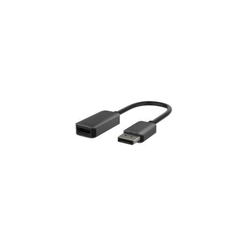 Belkin AVC011btSGY-BL 0,22 m DisplayPort HDMI Schwarz